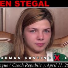 Loreen Stegal first porn audition by Pierre Woodman