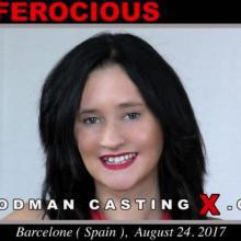 Gina Ferocious first porn audition by Pierre Woodman