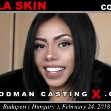 Canela Skin first porn audition by Pierre Woodman