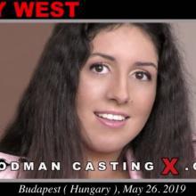 Katty West first porn audition by Pierre Woodman