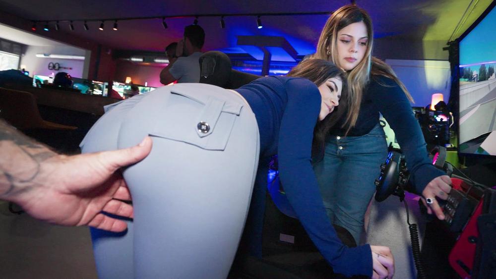 Kay Rhea - Let's Post It - Getting Racy at the Arcade