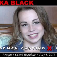 Rebeka Black first porn audition by Pierre Woodman