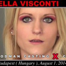 Rosalina Visconti first porn audition by Pierre Woodman