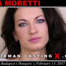 Linda Moretti first porn audition by Pierre Woodman