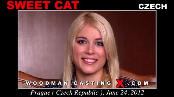 Sweet Cat first porn audition by Pierre Woodman