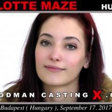 Charlotte Maze first porn audition by Pierre Woodman