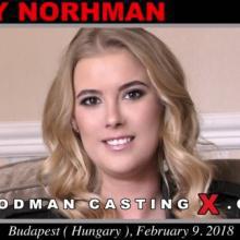Casey Norhman first porn audition by Pierre Woodman