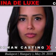 Andreina De Luxe first porn audition by Pierre Woodman