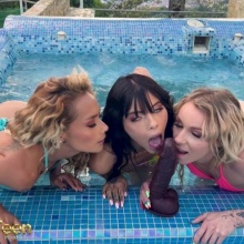 Veronica Leal, Angel Emily & Daniela Garcia: Pool Party Orgy, PART1